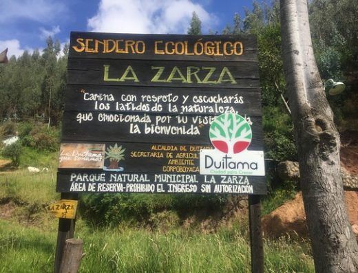 Sendero Ecológico La Zarzamora, Duitama, Boyacá