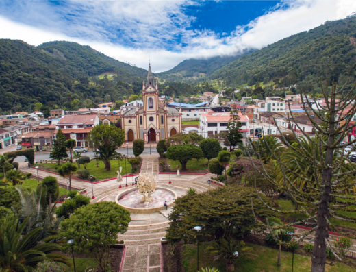 Parque de la Virgen del Carmen, Arcabuco, Boyacá