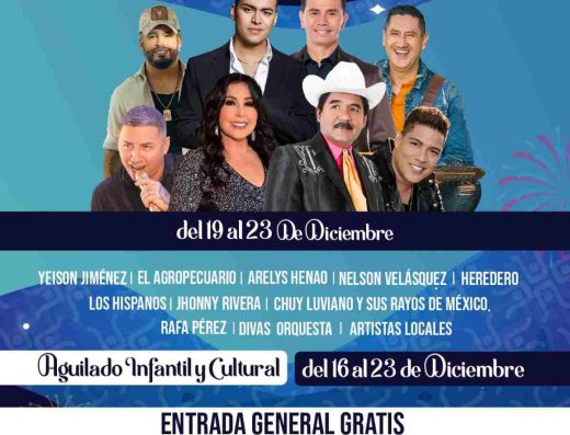 Conciertos Aguinaldo Chiquinquirá 2025 Boyacá con Yeison Jiménez, Nelson Velásquez, Arelys Henao, verbenas populares diciembre en Santuario Virgen.”