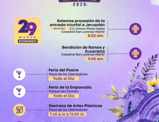 Semana Santa Cultural y Turística 2026 en Duitama