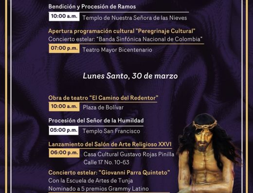 Semana Santa en Tunja 2026
