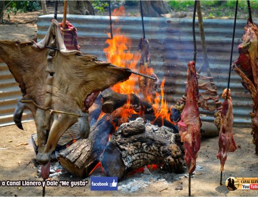 Mamona a la Llanera — Ternera Asada en Vara de los Llanos Orientales