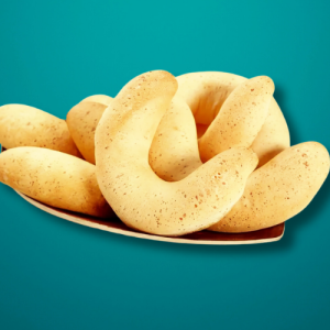 "Pandeyuca colombiana - Pan de yuca horneado con almidón de yuca y queso fresco artesanal del departamento de Boyacá"