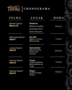 Música sacra esta Semana Santa en Boyacá